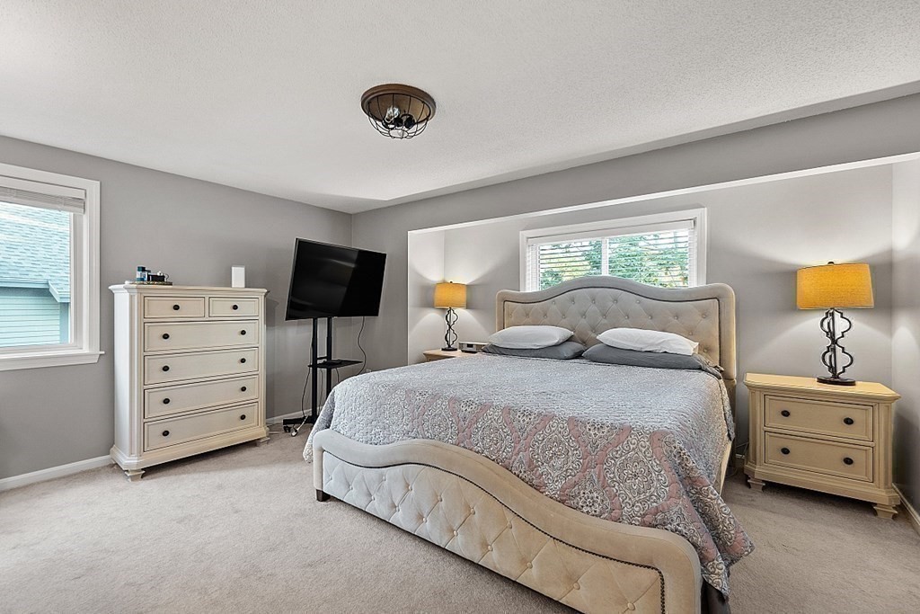 55 Littleton Road, Unit 2F Ayer, MA 01432 - Photo 14 of 29 a bedroom with a bed and a tv