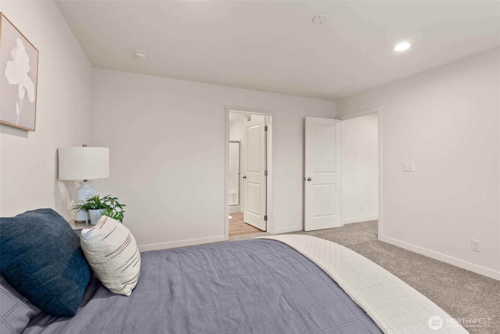 1243 Southwest Elzina Street Chehalis, WA 98532 - Photo 12 of 30 a bed room with a bed and a couch
