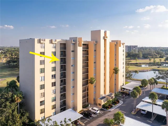 a view of a city with tall buildings