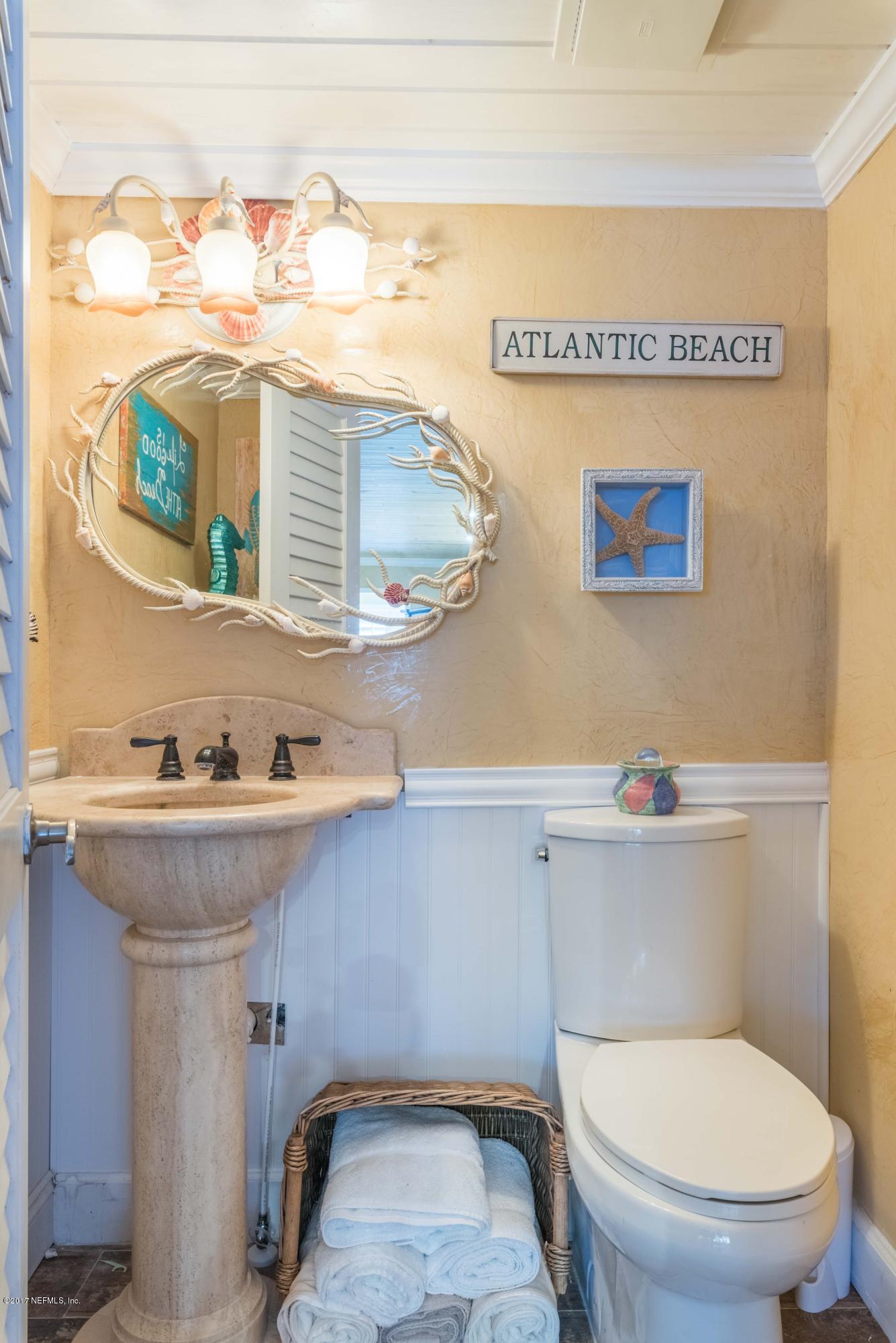 2139 Seminole Road Atlantic Beach, FL 32233 - Photo 9 of 30 Half Bath 2nd Floor