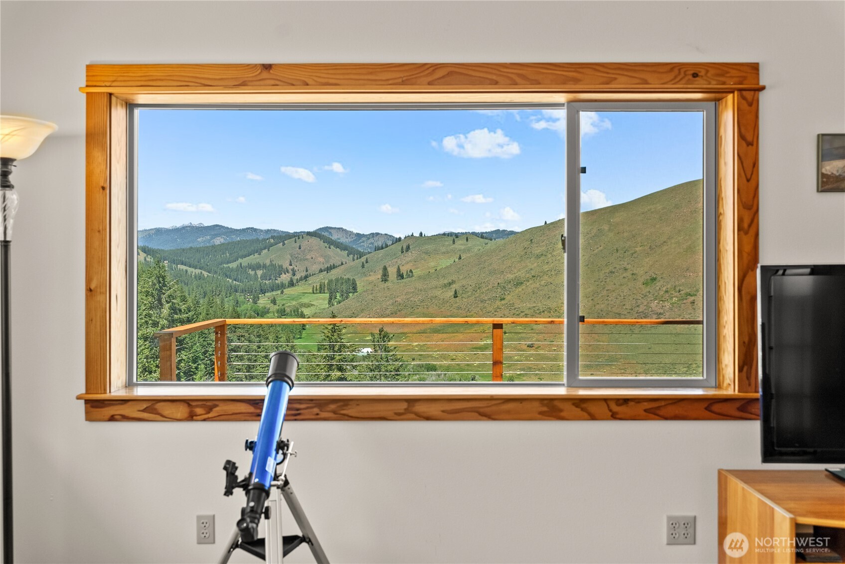427 Rendezvous Road Winthrop, WA 98862 - Photo 14 of 40 a view of a from a window