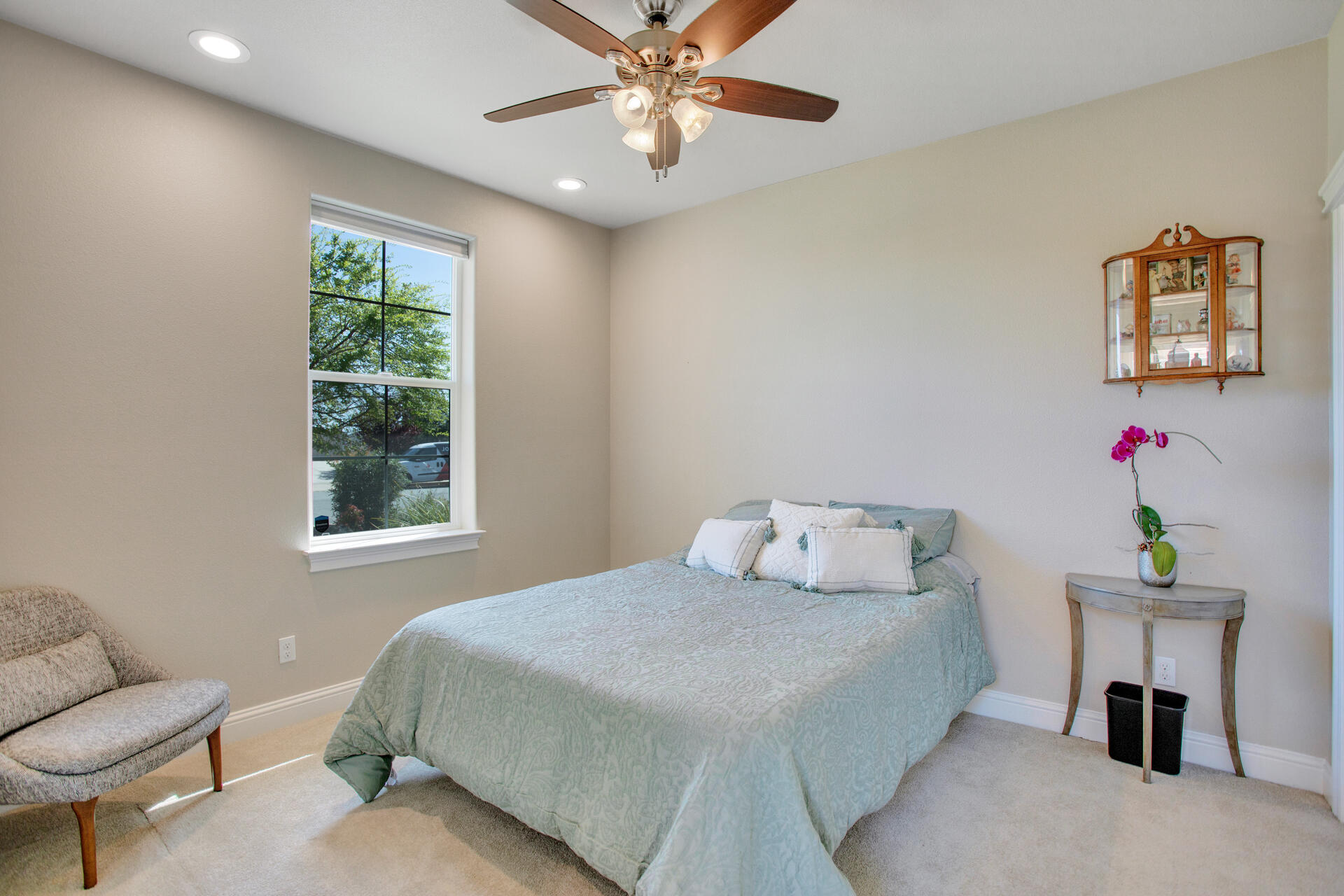 4321 Risstay Way Shasta Lake, CA 96019 - Photo 18 of 38 a bedroom with a bed and a couch