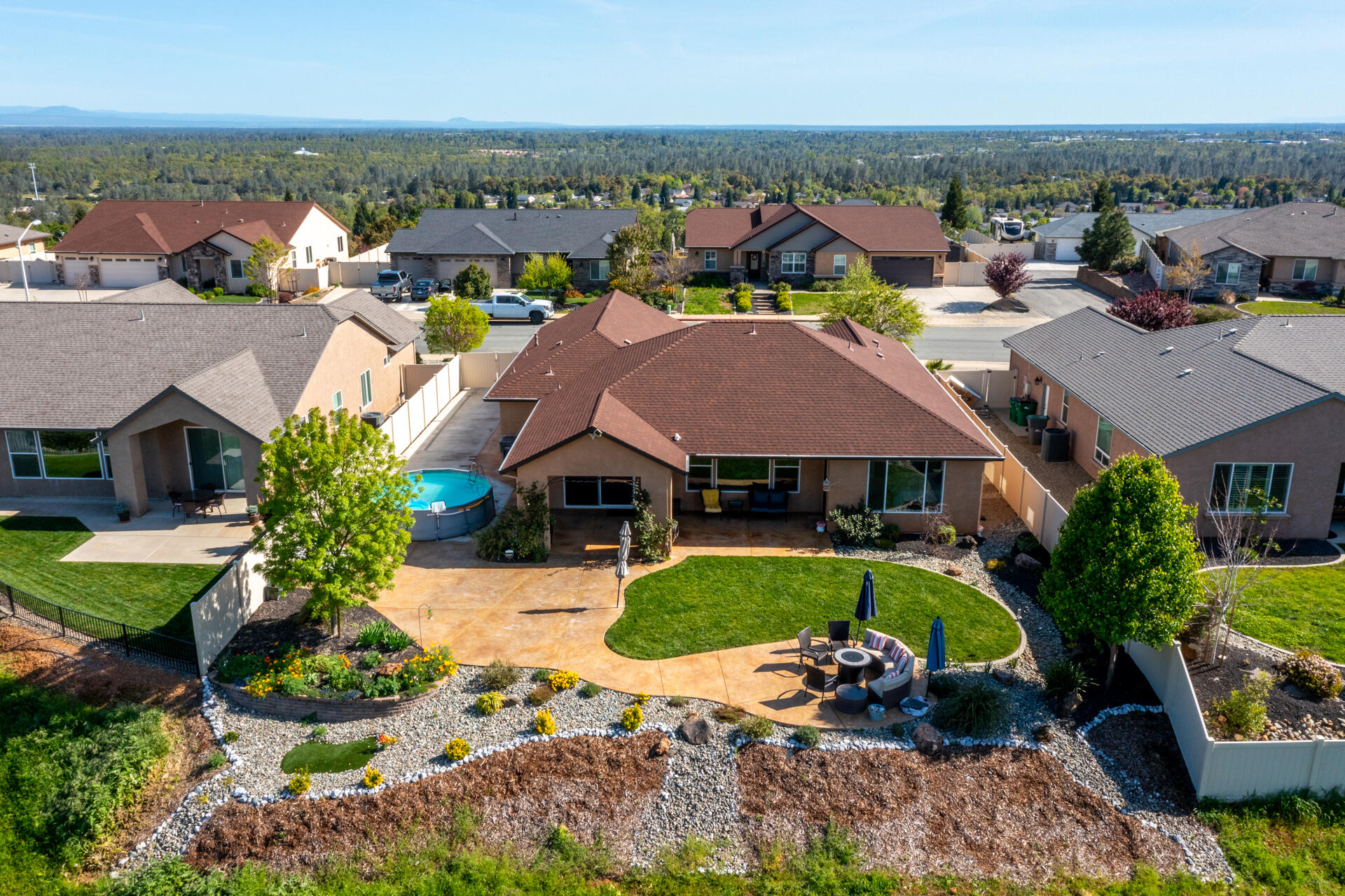 4321 Risstay Way Shasta Lake, CA 96019 - Photo 35 of 38 an aerial view of multiple house