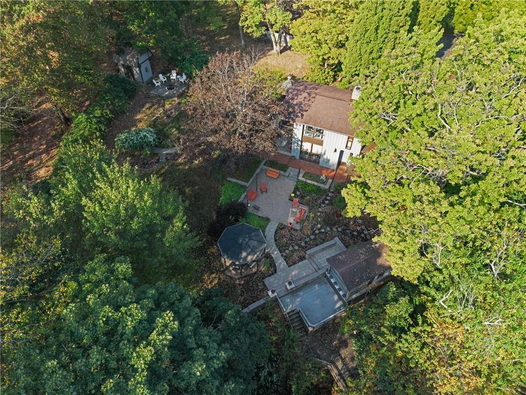 134 Meredith Drive Mars, PA 16046 - Photo 45 of 46 an aerial view of a house with a yard and trees all around
