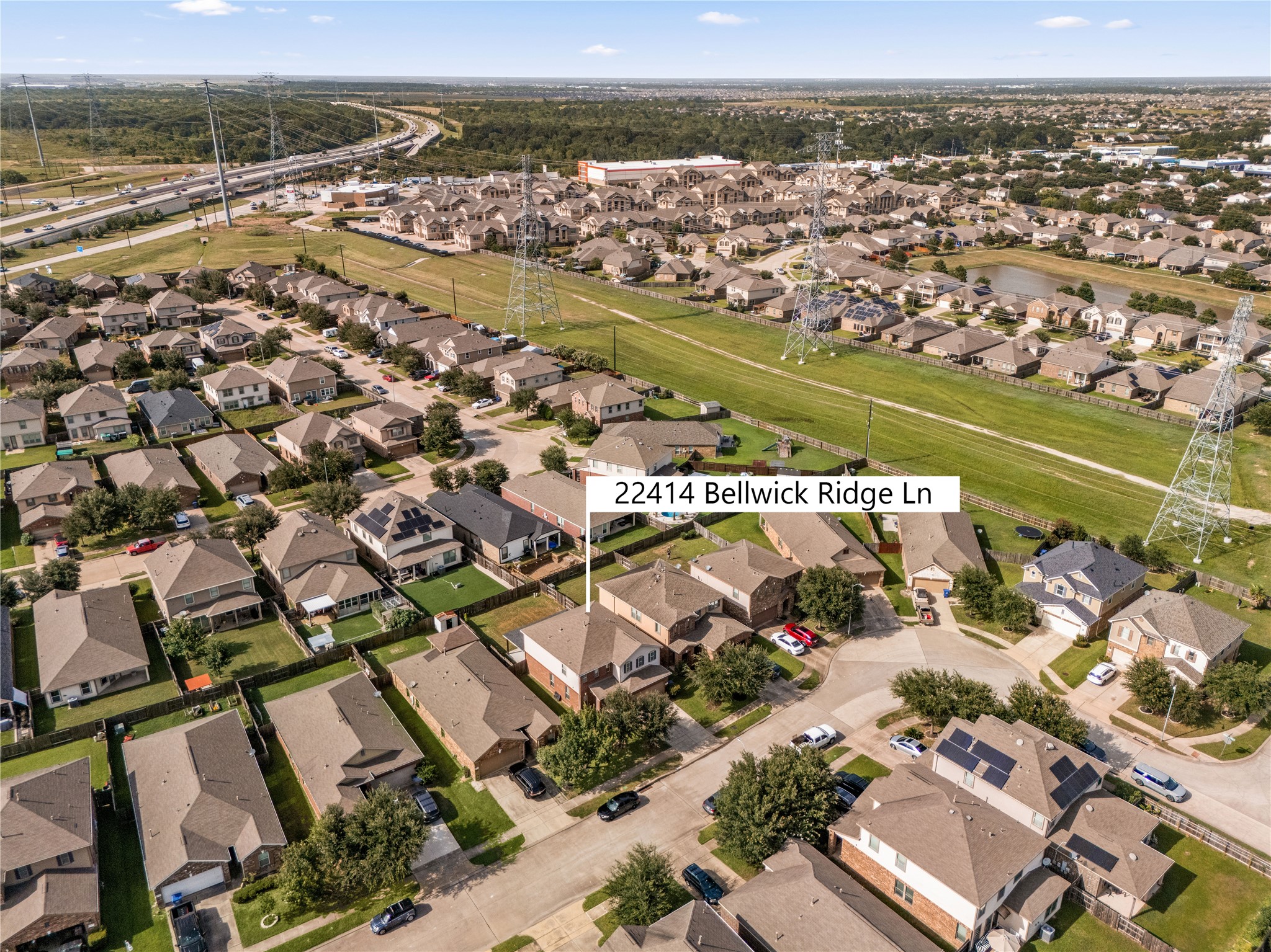 22414 Bellwick Ridge Lane Katy, TX 77449 - Photo 15 of 16 Charming suburban home located at 22414 Bellwick Ridge Ln, nestled in a well-established neighborhood with easy access to major roads and nearby amenities.