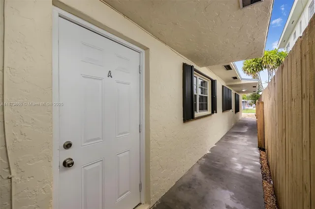 a view of a small space