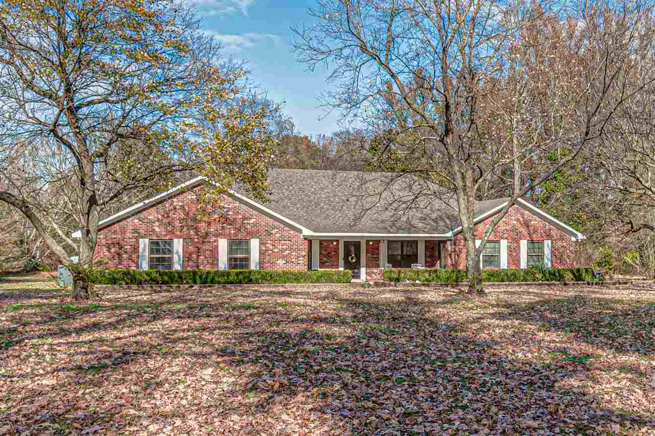 Let's talk location and many possibilities with this 70's retro home. Situated just minutes from MEM Int'l Raceway, Meeman Shelby Forest State Park, Mirimichi Golf Course, Jones Orchard and Millington Vineyard & Wnery.