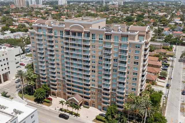 a view of a city with tall buildings