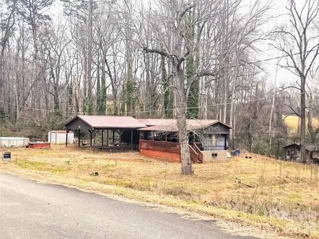 a view of a swimming pool with a lounge chairs