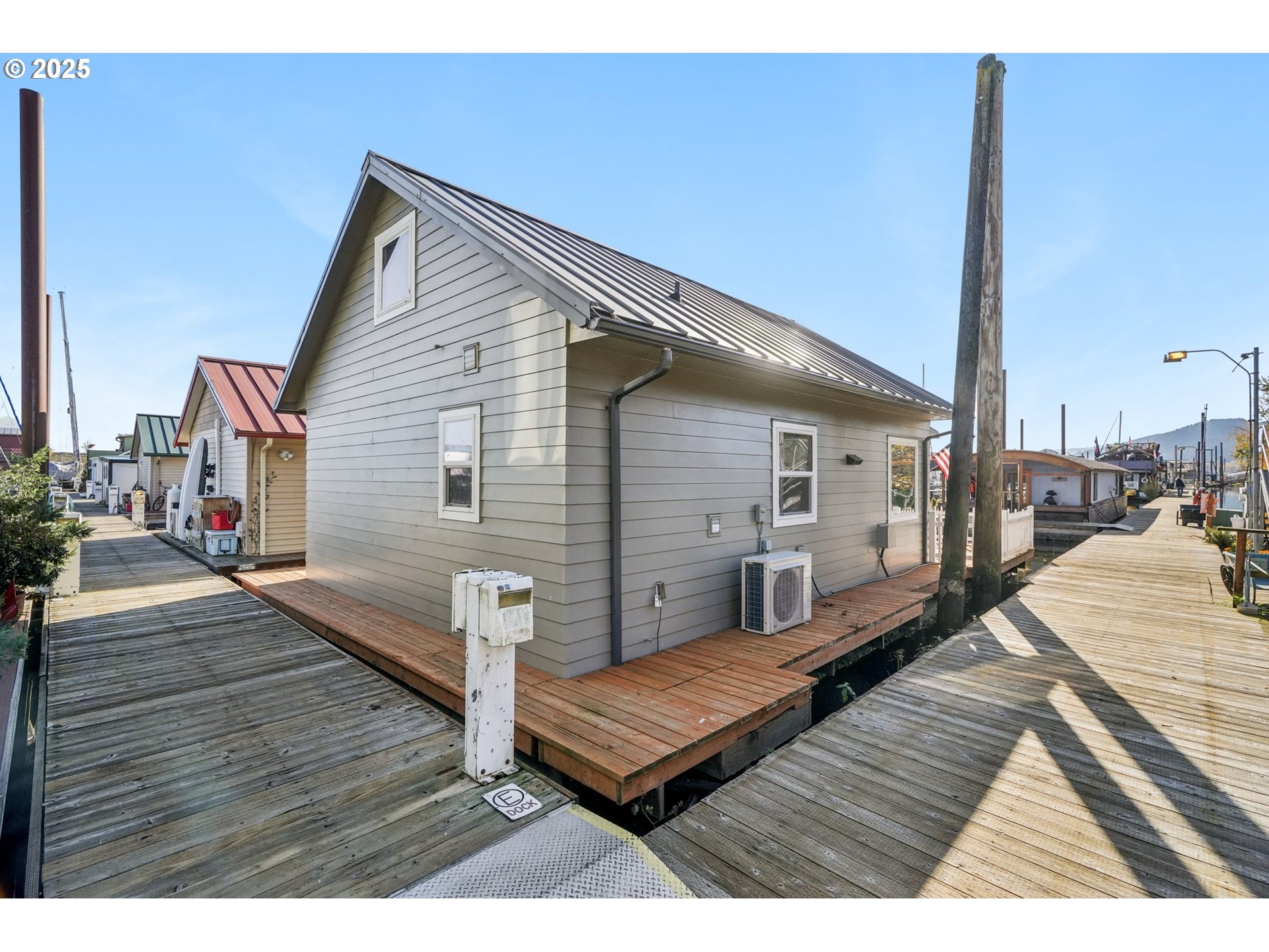 a view of a roof deck