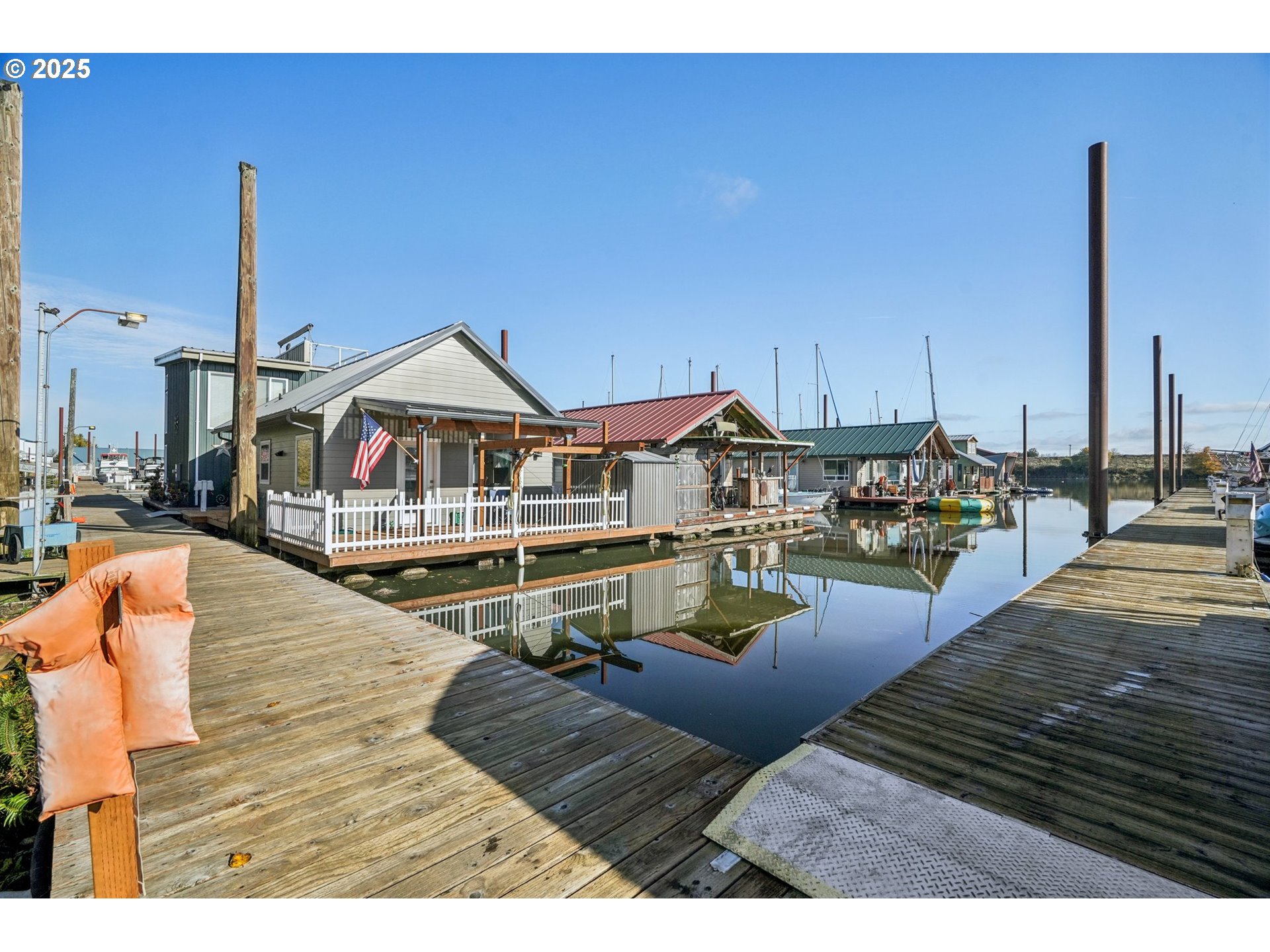 34326 Johnson's Landing Road, Unit E1 Scappoose, OR 97056 - Photo 16 of 21 a view of swimming pool with outdoor seating