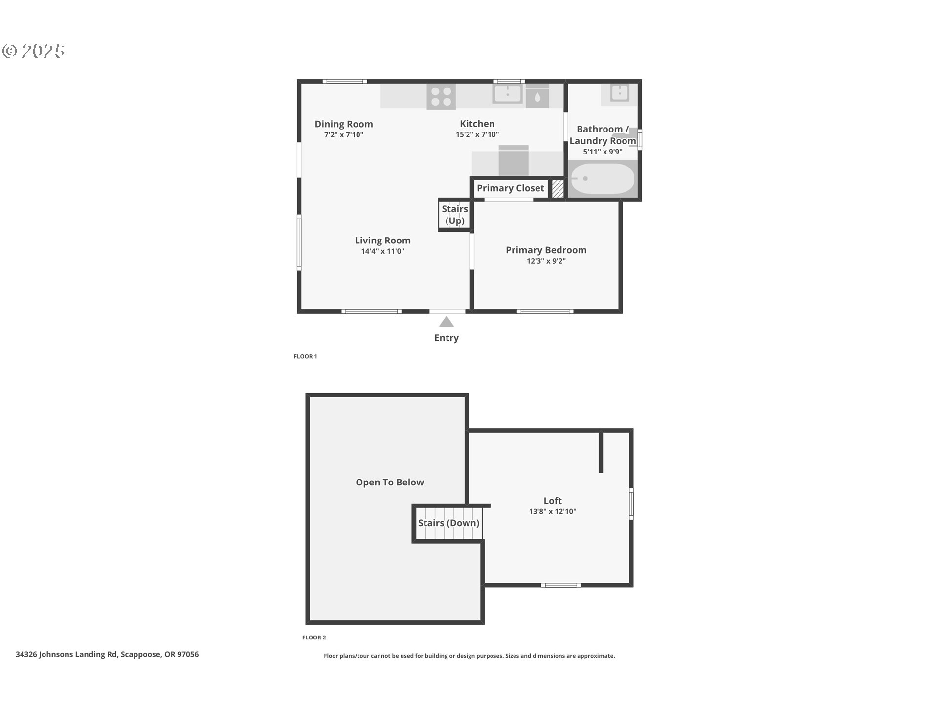 34326 Johnson's Landing Road, Unit E1 Scappoose, OR 97056 - Photo 21 of 21 a picture of a floor plan