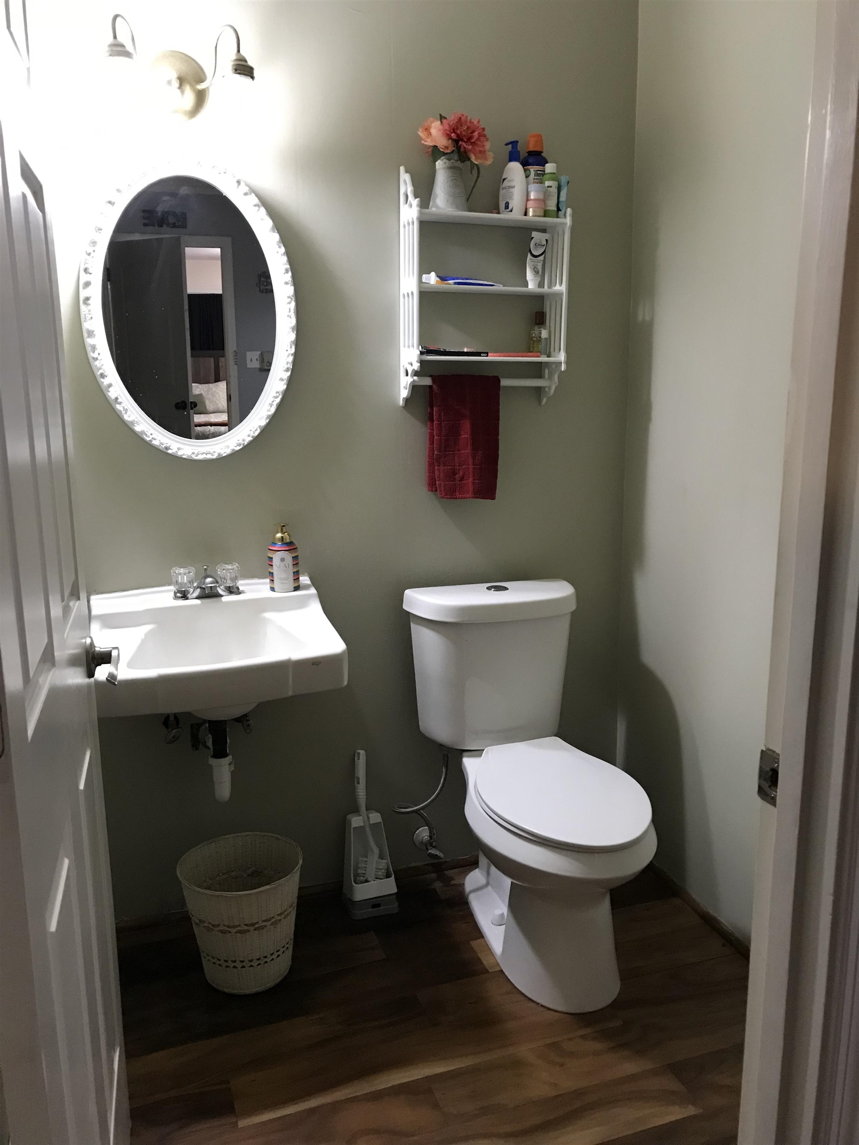 1201 Landgrave Street Georgetown, SC 29440 - Photo 21 of 38 Bathroom with dark wood-style floors and toilet