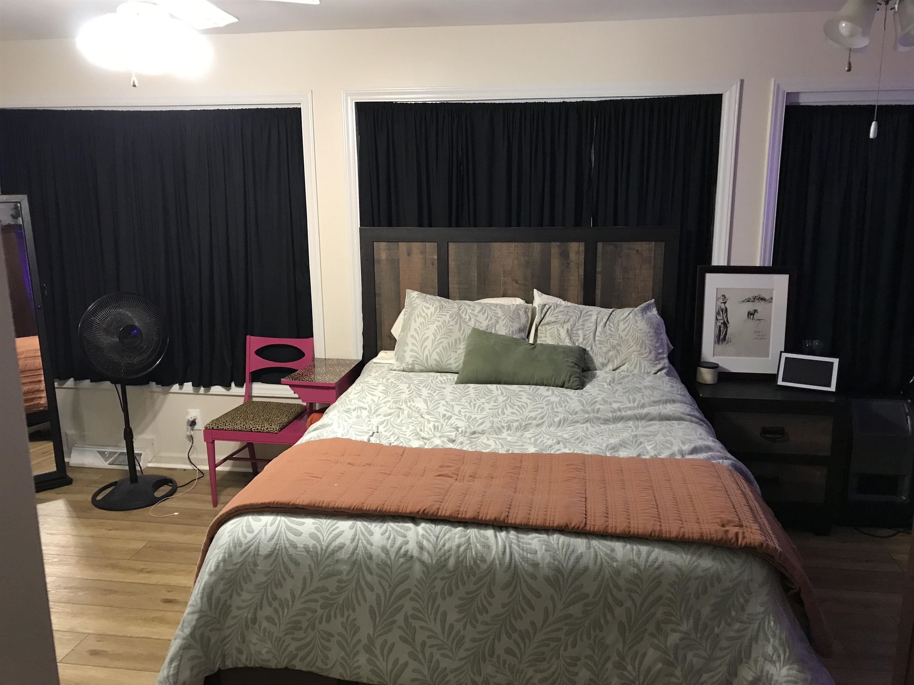 1201 Landgrave Street Georgetown, SC 29440 - Photo 22 of 38 Bedroom featuring a ceiling fan and light wood-type flooring