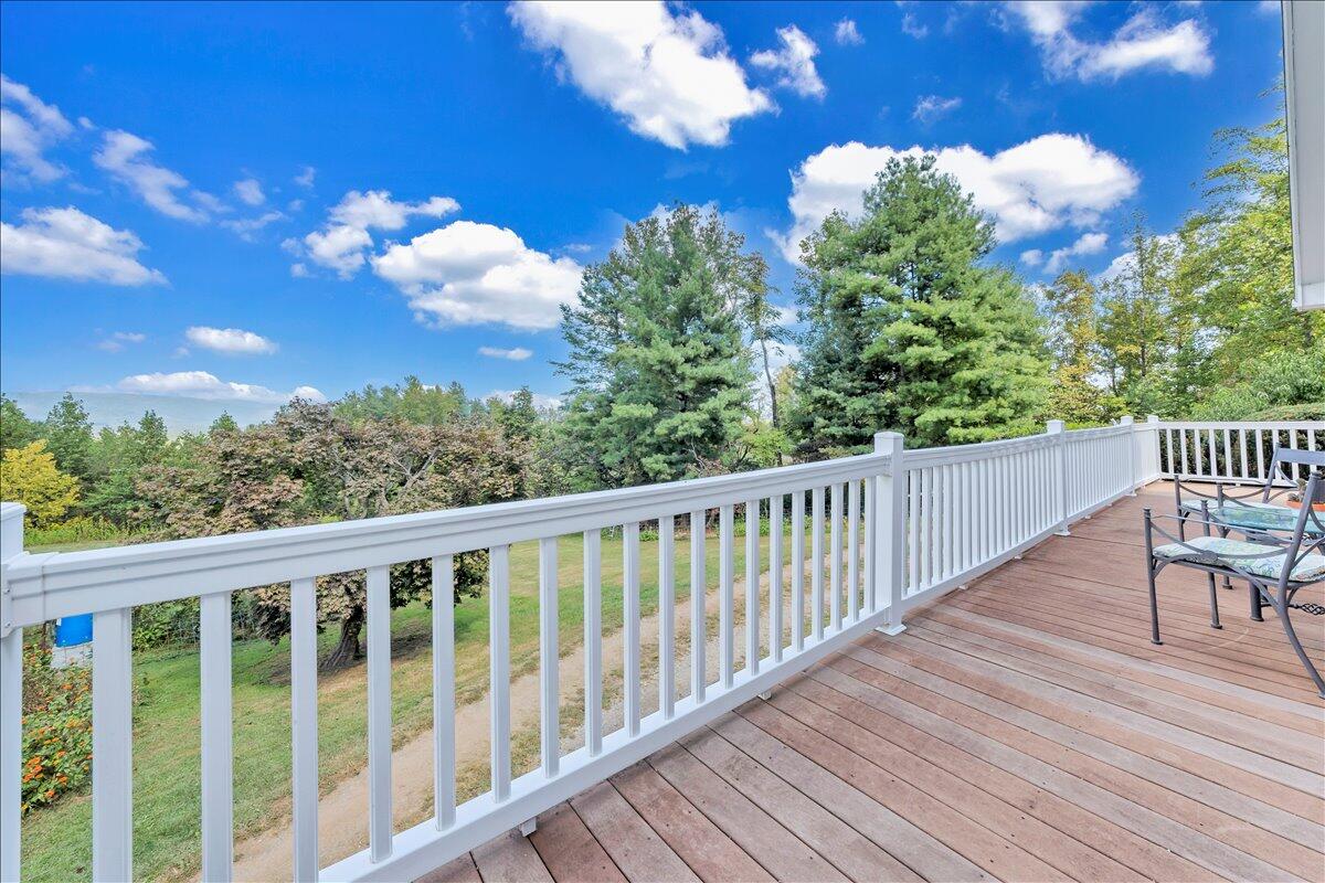 280 Woodwinds Road Callaway, VA 24067 - Photo 56 of 97 a view of a balcony with wooden floor