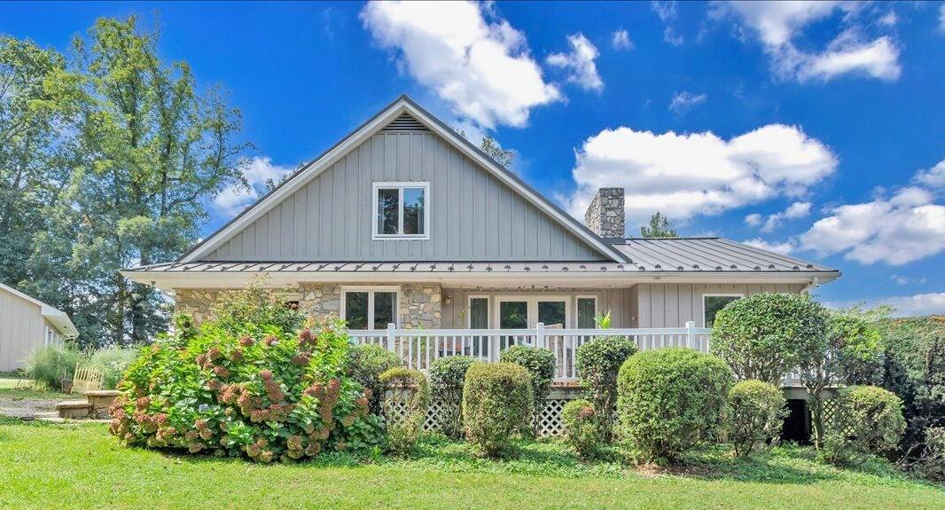 280 Woodwinds Road Callaway, VA 24067 - Photo 58 of 97 a front view of a house with garden