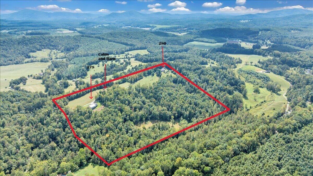 280 Woodwinds Road Callaway, VA 24067 - Photo 78 of 97 woodwindsaerial8arrows