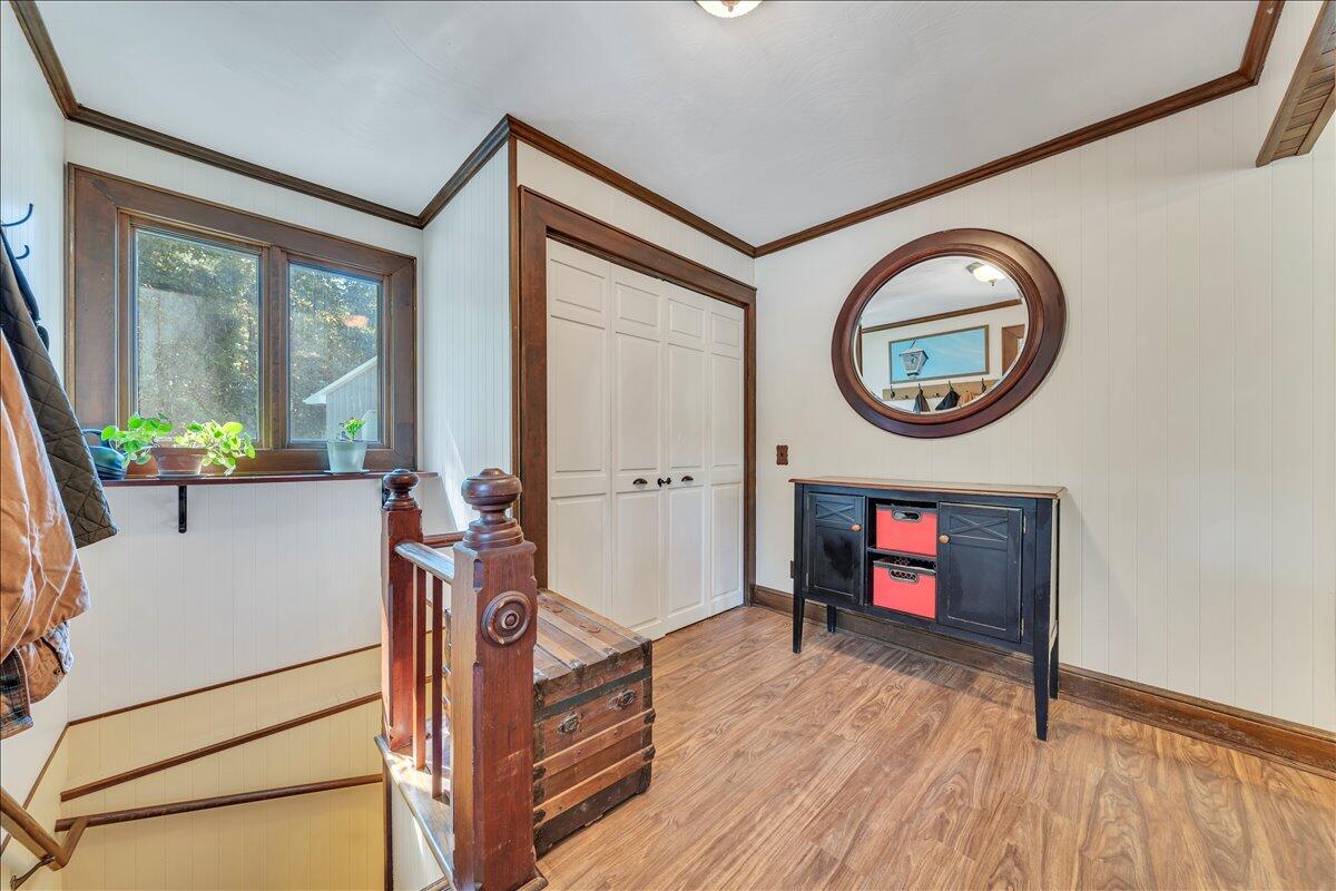 280 Woodwinds Road Callaway, VA 24067 - Photo 8 of 97 a view of a hallway with wooden floor and entryway