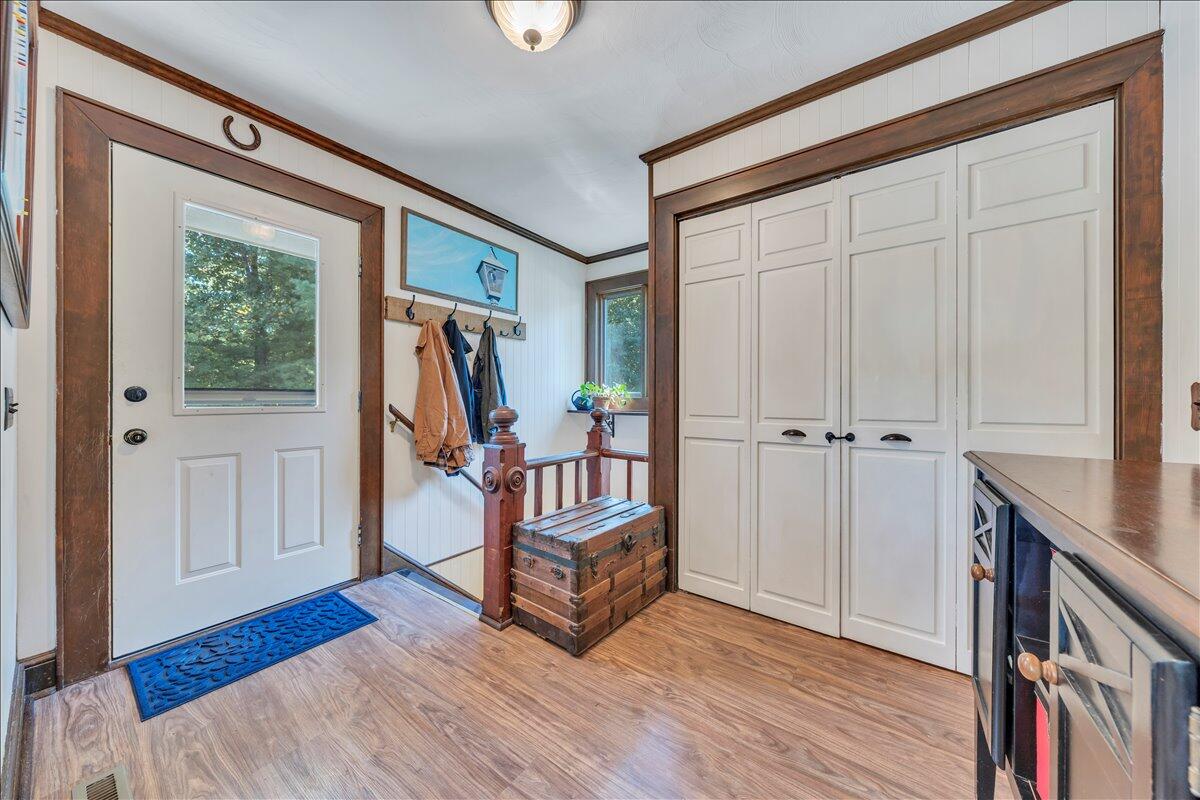 280 Woodwinds Road Callaway, VA 24067 - Photo 9 of 97 a view of an entryway with wooden floor and livingroom