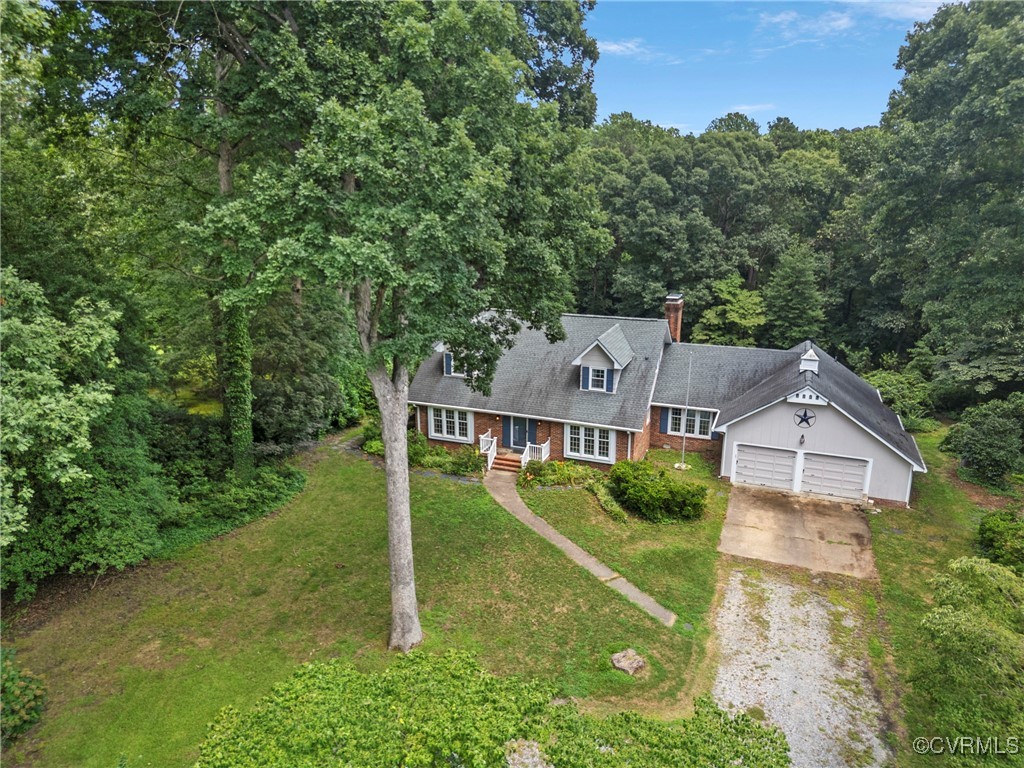 3223 Wood Dale Road Chester, VA 23831 - Photo 2 of 45 New england style home with dirt driveway, a front