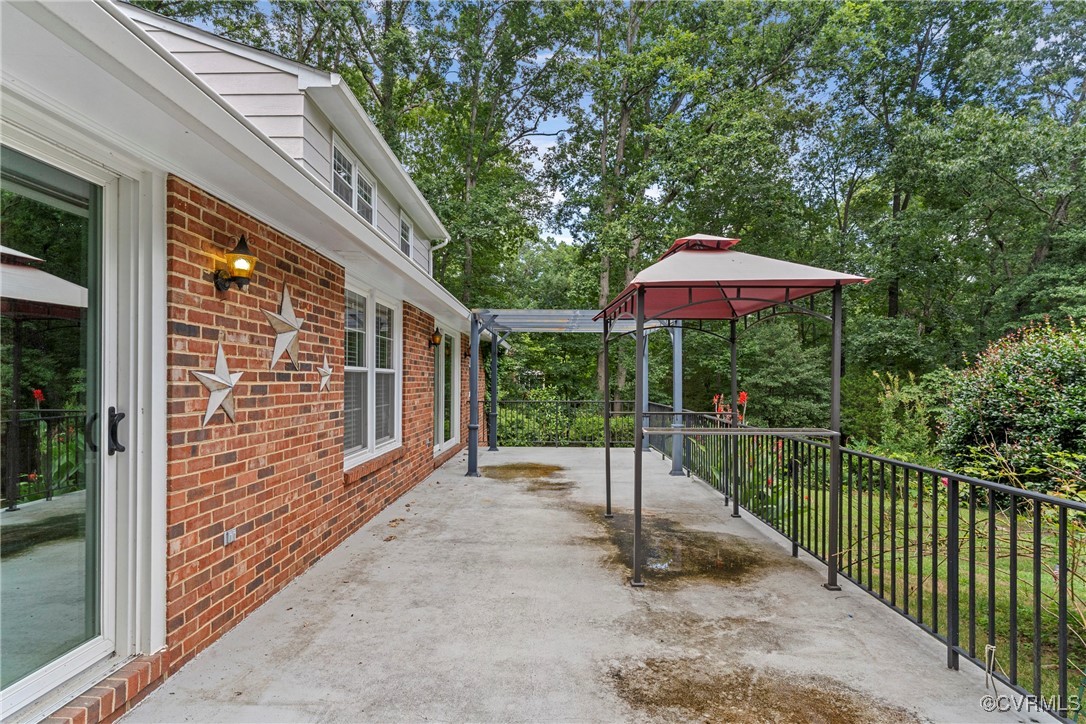 3223 Wood Dale Road Chester, VA 23831 - Photo 43 of 45 View of patio / terrace with a gazebo