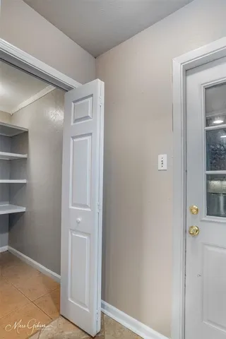 a view of empty room