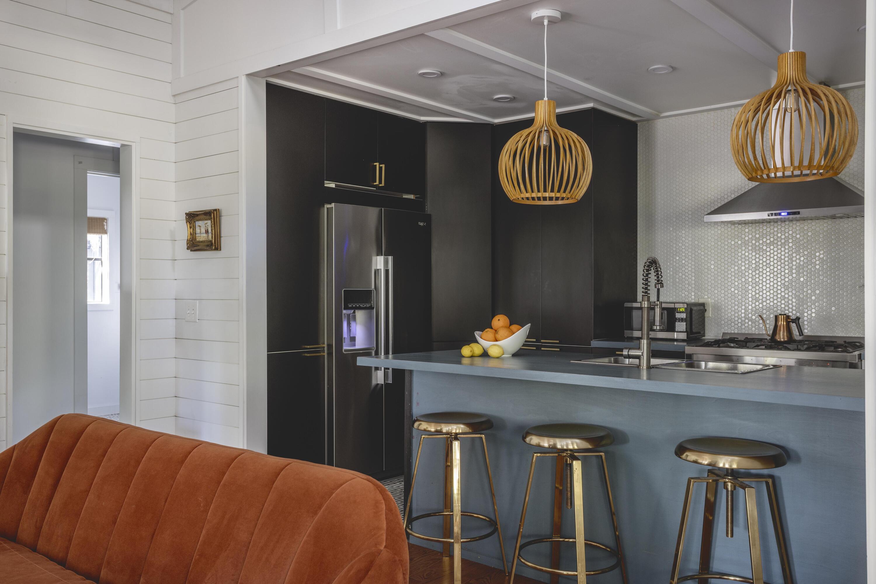 34 Pisces Drive Santa Rosa Beach, FL 32459 - Photo 20 of 70 a kitchen with stainless steel appliances granite countertop a sink a stove and a refrigerator