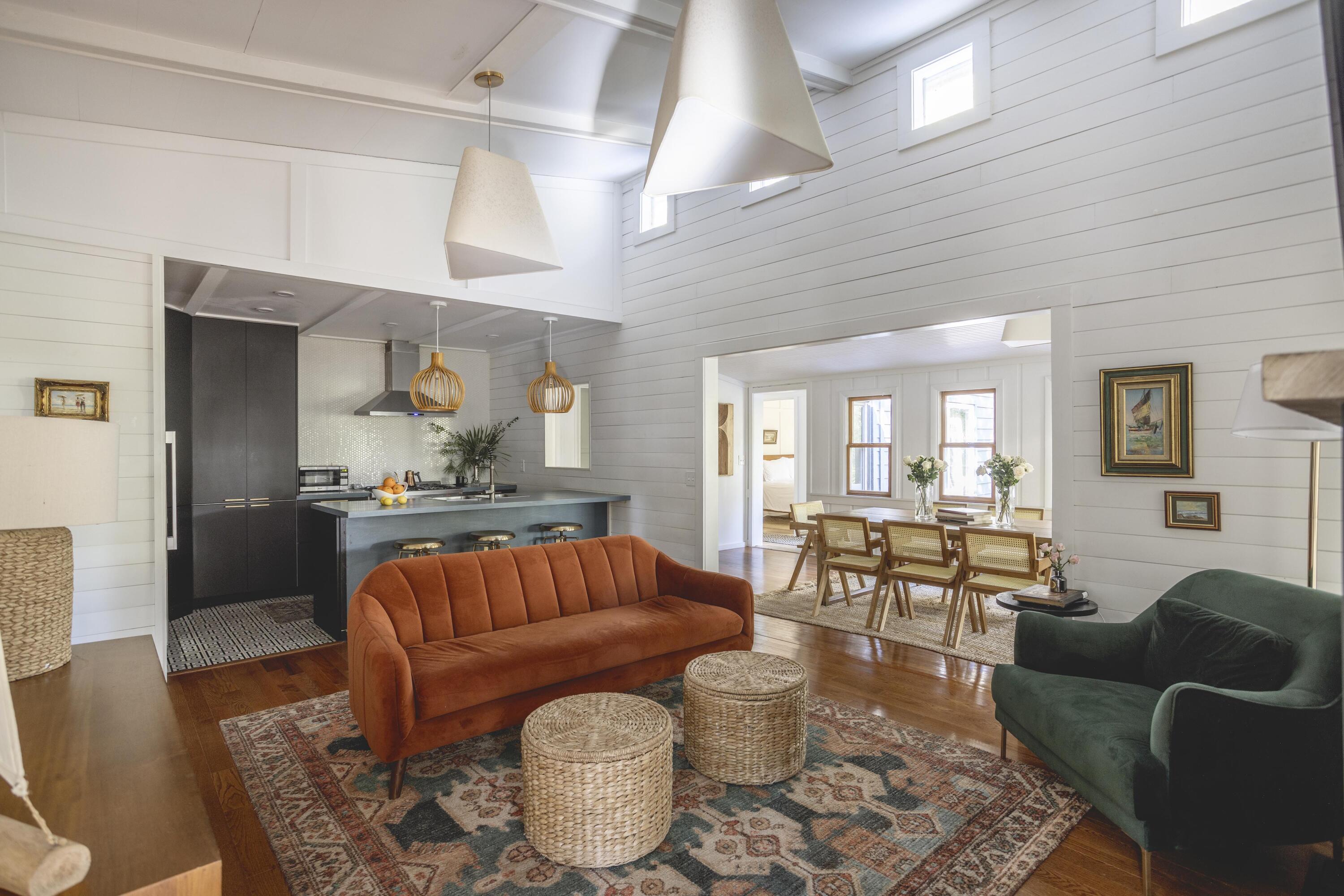 34 Pisces Drive Santa Rosa Beach, FL 32459 - Photo 7 of 70 a living room with furniture potted plant and kitchen view