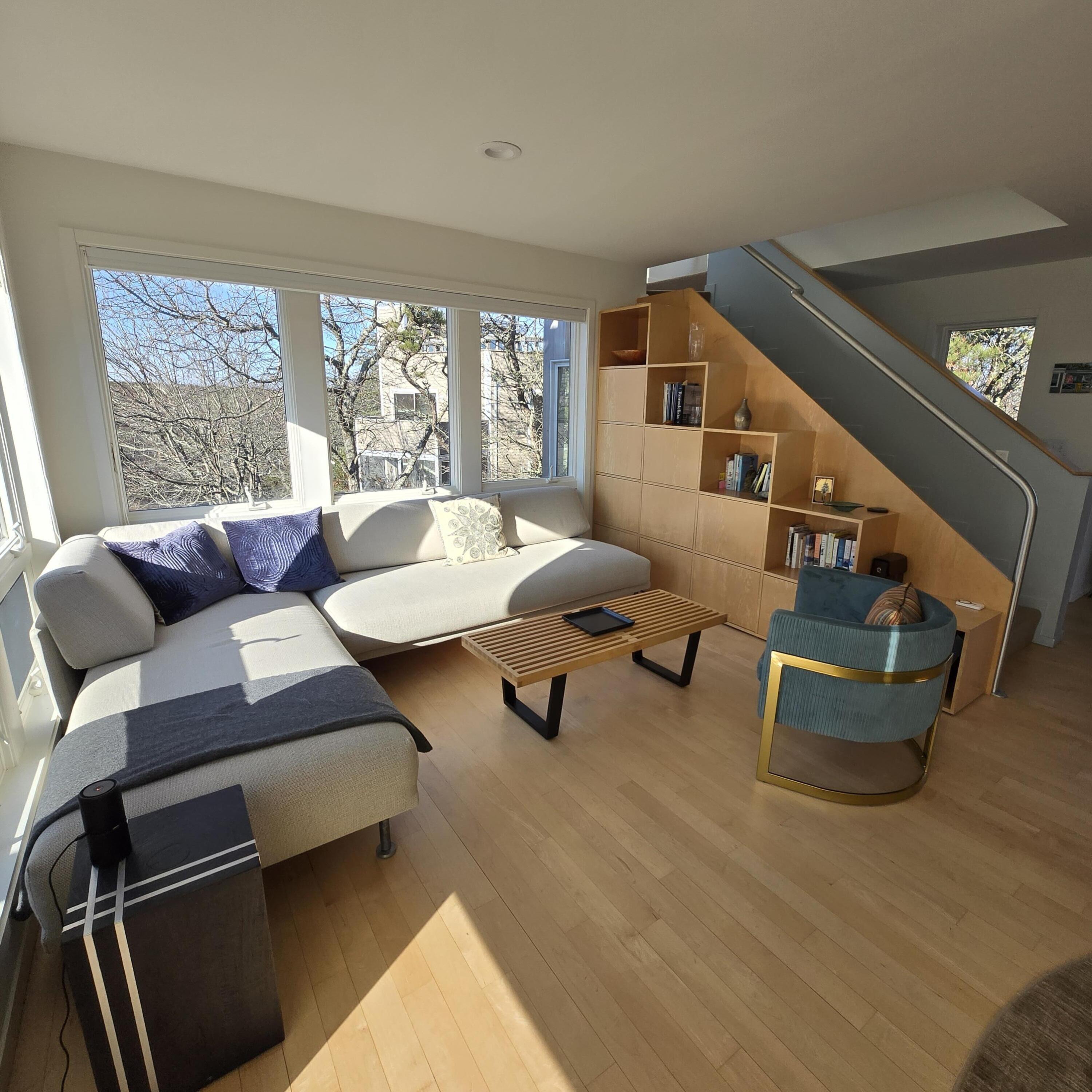 9 Thistlemore Road Provincetown, MA 02657 - Photo 13 of 36 a living room with furniture and a large window