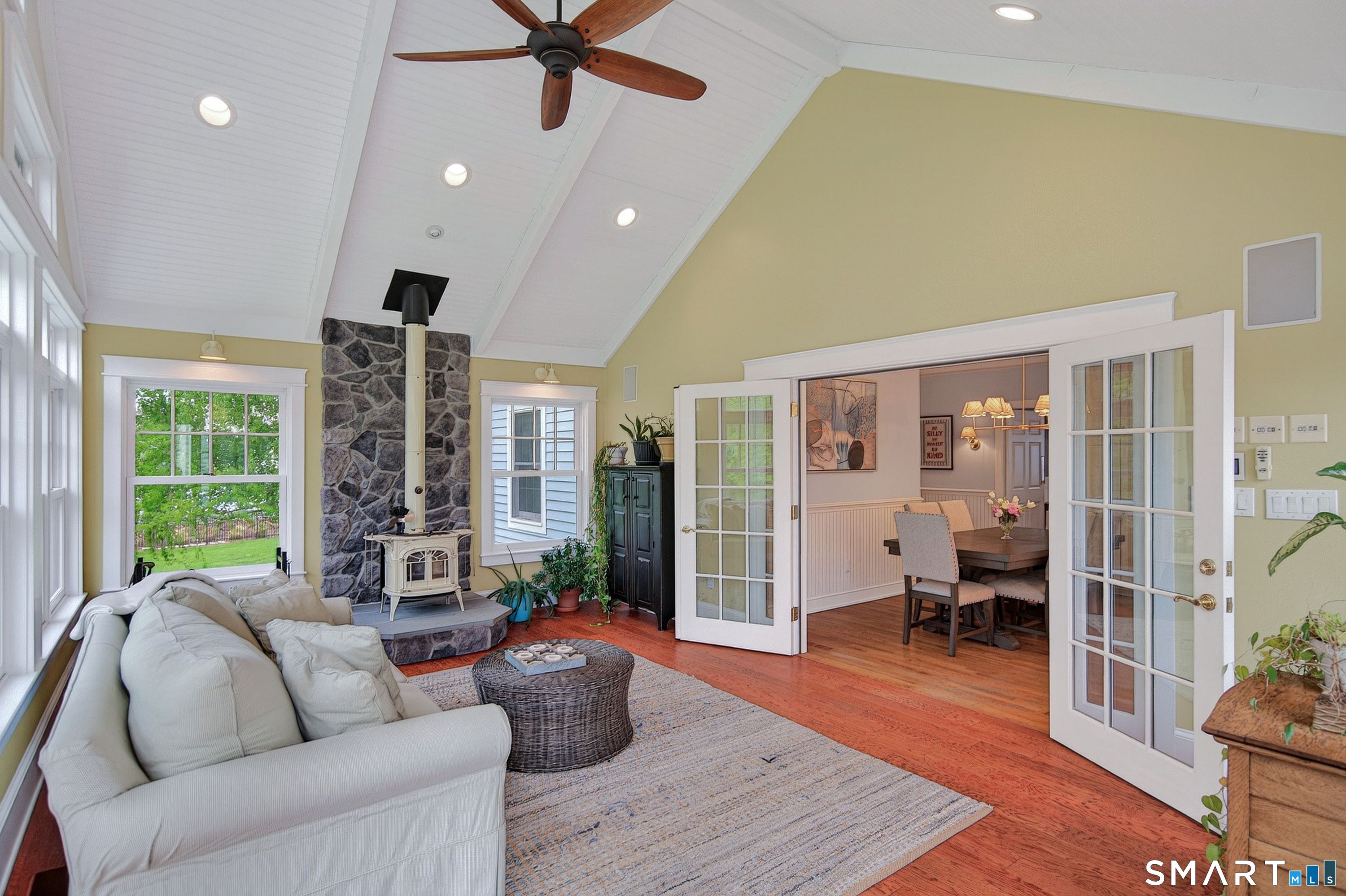 16 Farm Meadow Road Newtown, CT 06470 - Photo 7 of 40 a living room with furniture and a large window