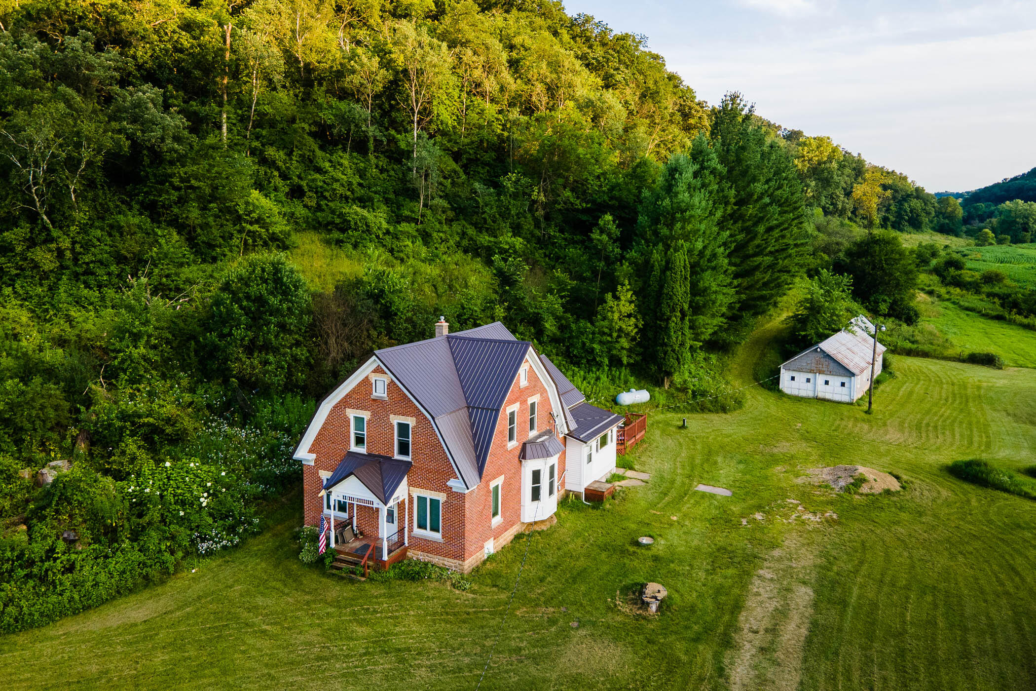 6666 Sand Hill Road Pulaski, WI 53506 - Photo 1 of 1 Iowa-Co-WI-64-Acres-Land-Home-For-Sale