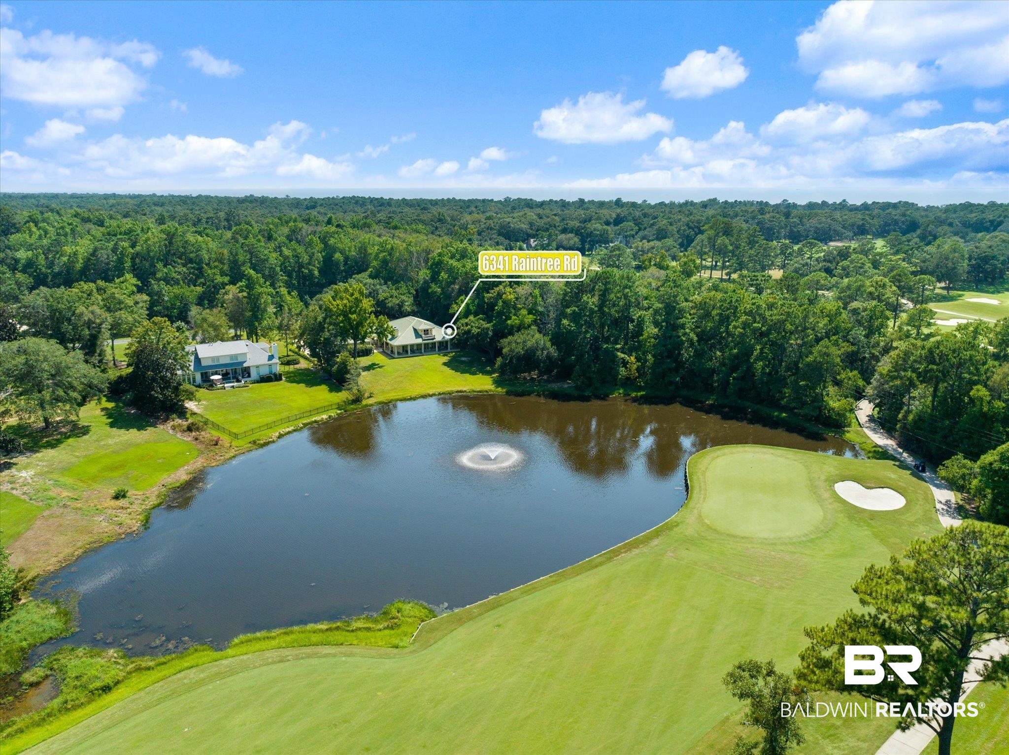6341 Raintree Road Fairhope, AL 36532 - Photo 40 of 40 Birds eye view of property with a water view
