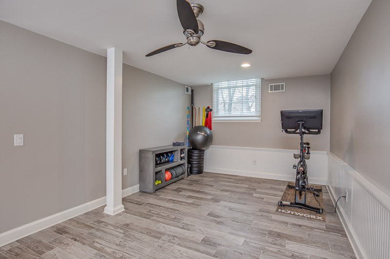 5911 Post Road Nashville, TN 37205 - Photo 32 of 38 a view of a room with gym equipment