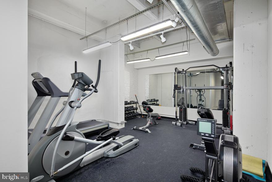 412 South 13th Street, Unit 208 Philadelphia, PA 19147 - Photo 9 of 10 a room with gym equipment