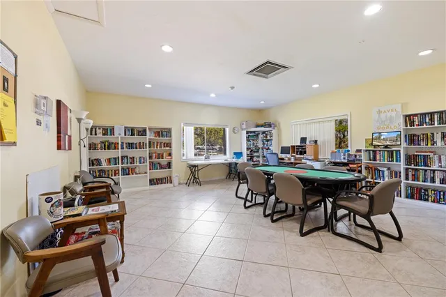 a outdoor space with a table and chairs