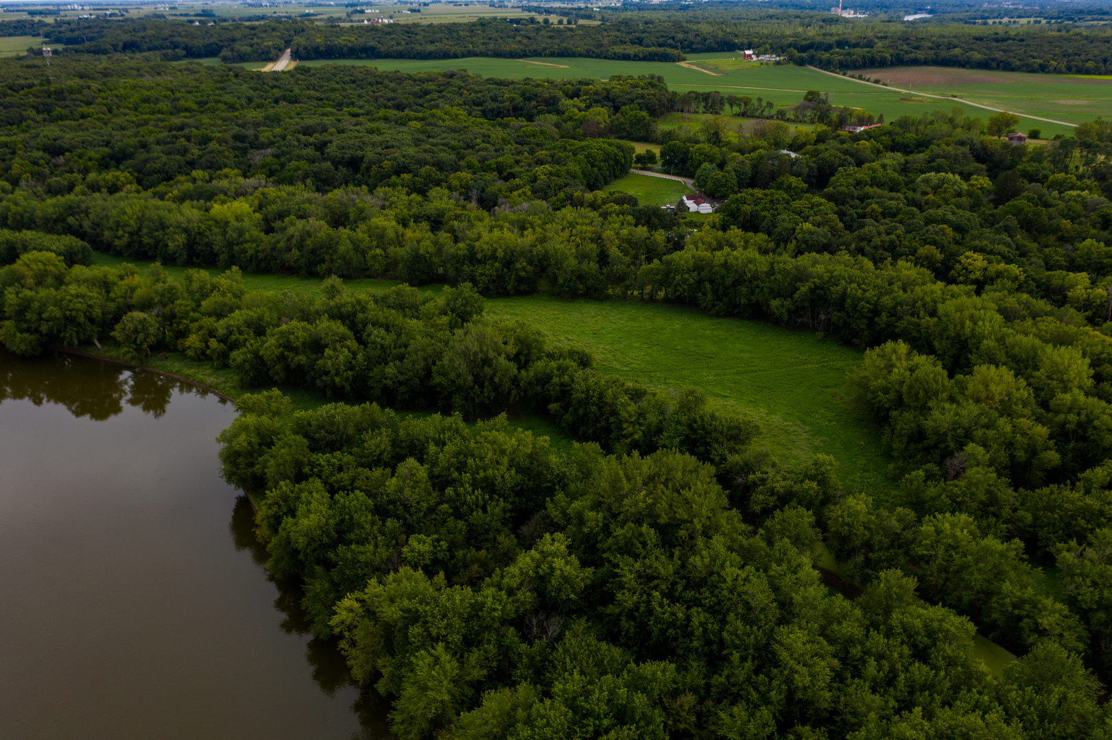 0 Grand Detour Road Dixon, IL 61021 - Photo 2 of 6 an aerial view of a yard with green space