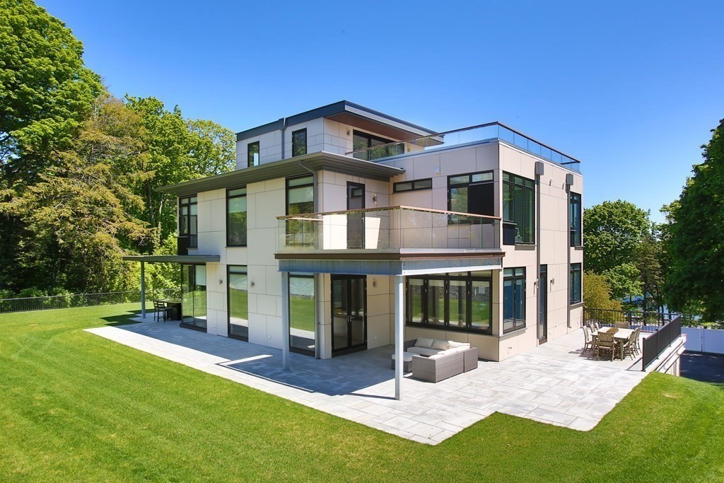 31 Catlin Road Brookline, MA 02445 - Photo 19 of 20 a view of a house with a yard