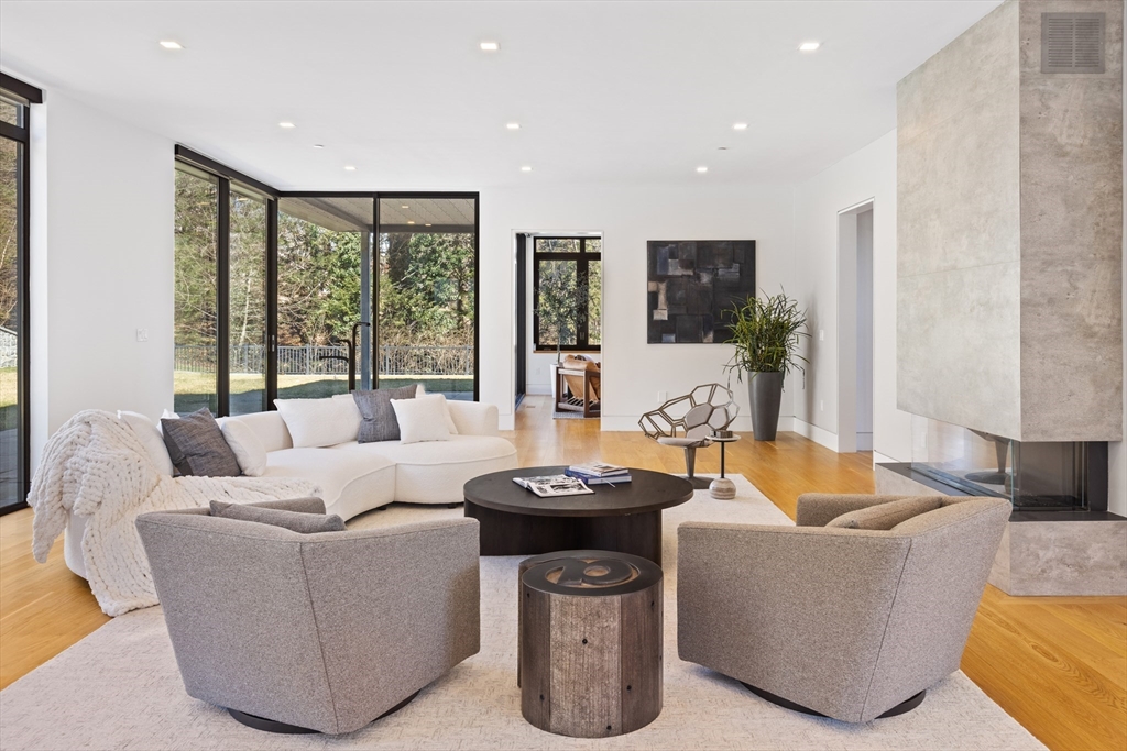 31 Catlin Road Brookline, MA 02445 - Photo 3 of 20 a living room with furniture and a large window