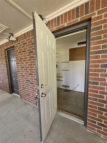 a view of a house with a door