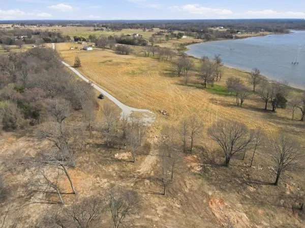 a view of an ocean and beach