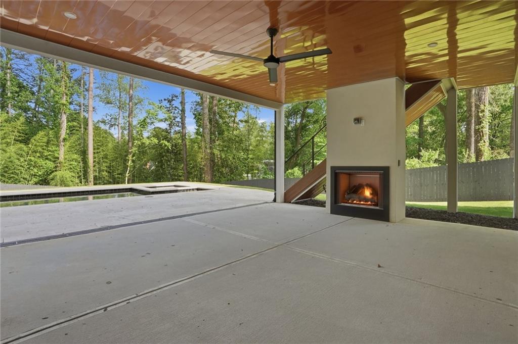 3293 Lenox Place Northeast Atlanta, GA 30324 - Photo 38 of 40 a view of porch with a backyard