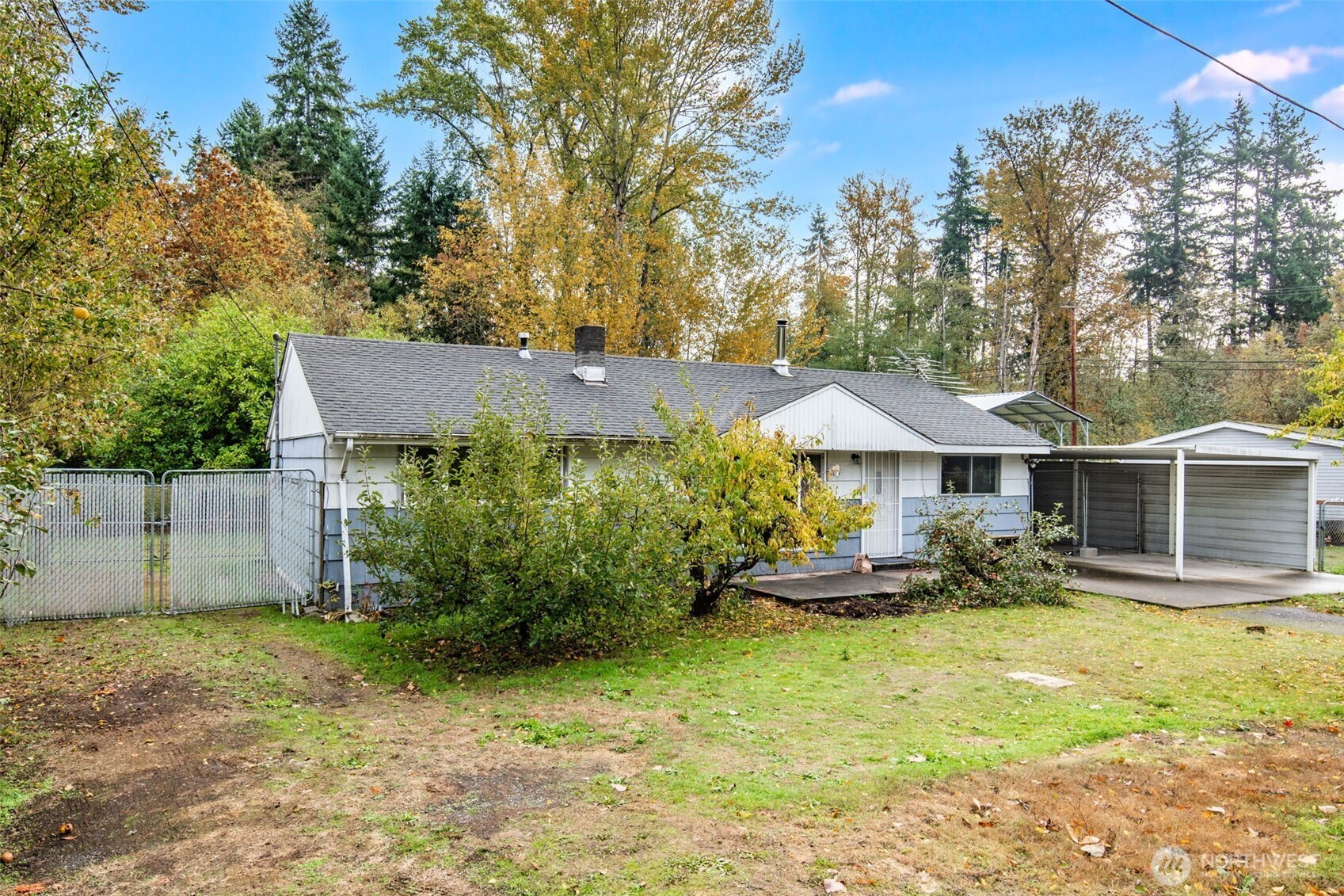 33526 18th Avenue South Federal Way, WA 98003 - Photo 18 of 31 a backyard of a house with yard barbeque oven and outdoor seating