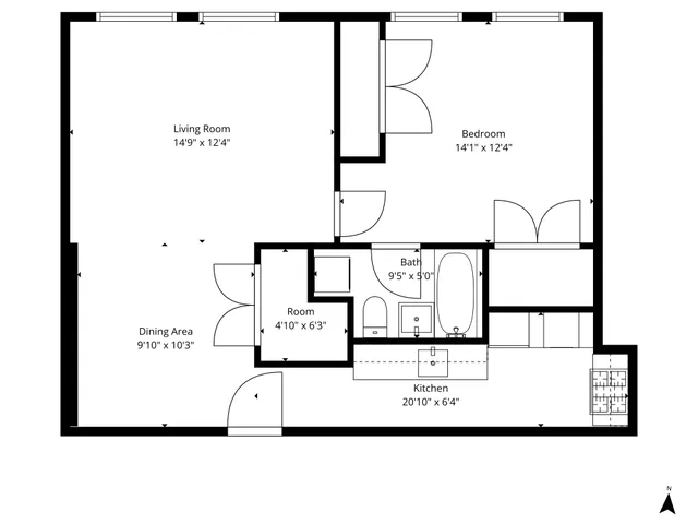 front view of a building