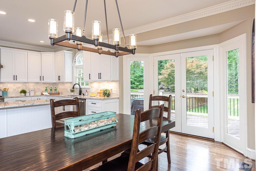 313 Jellison Court Raleigh, NC 27615 - Photo 8 of 30 Breakfast Nook overlooking private back deck.