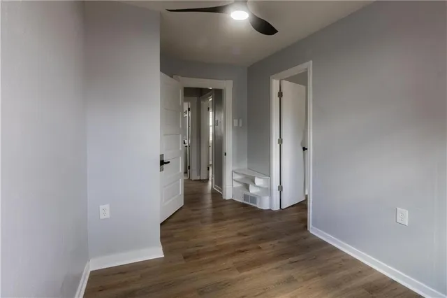 a view of wooden floor