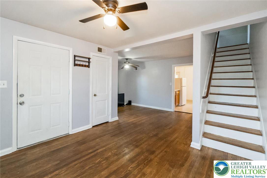 240 Palmer Street Easton, PA 18042 - Photo 7 of 37 a view of entryway with wooden floor