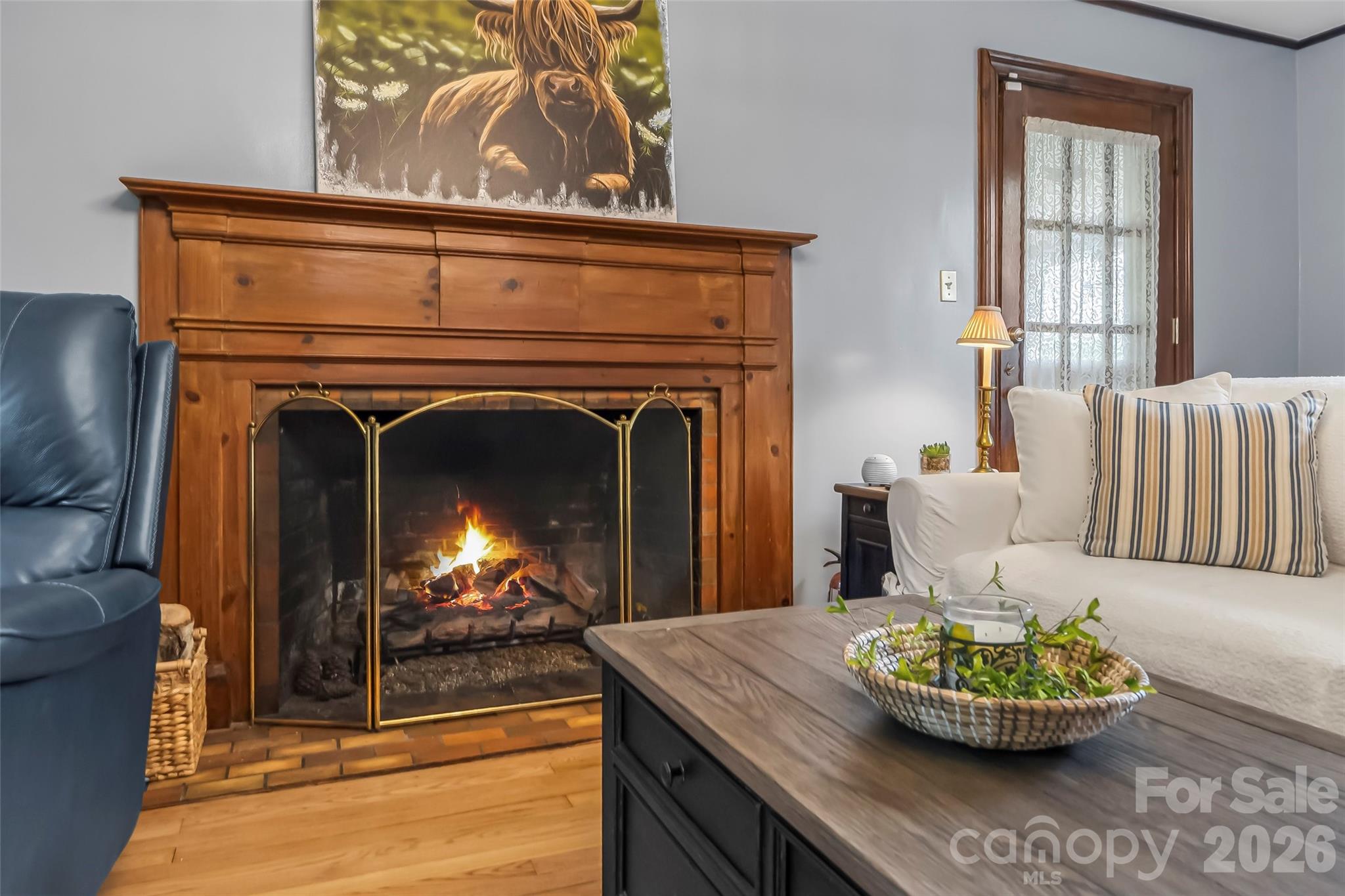 9 Crescent Drive Marion, NC 28752 - Photo 11 of 35 a living room with furniture and a fireplace