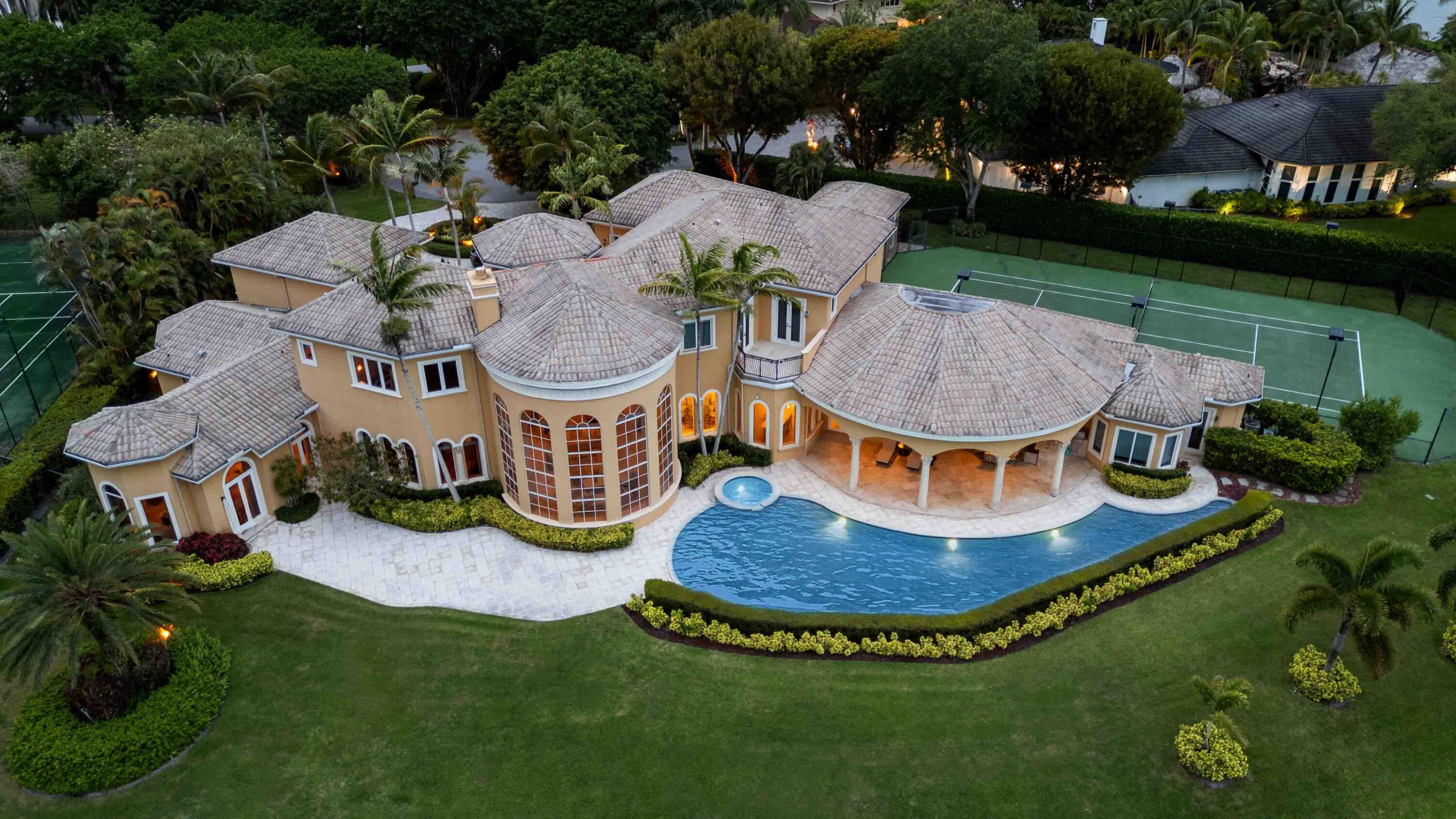 18118 Daybreak Drive Boca Raton, FL 33496 - Photo 84 of 84 an aerial view of residential house with outdoor space and swimming pool