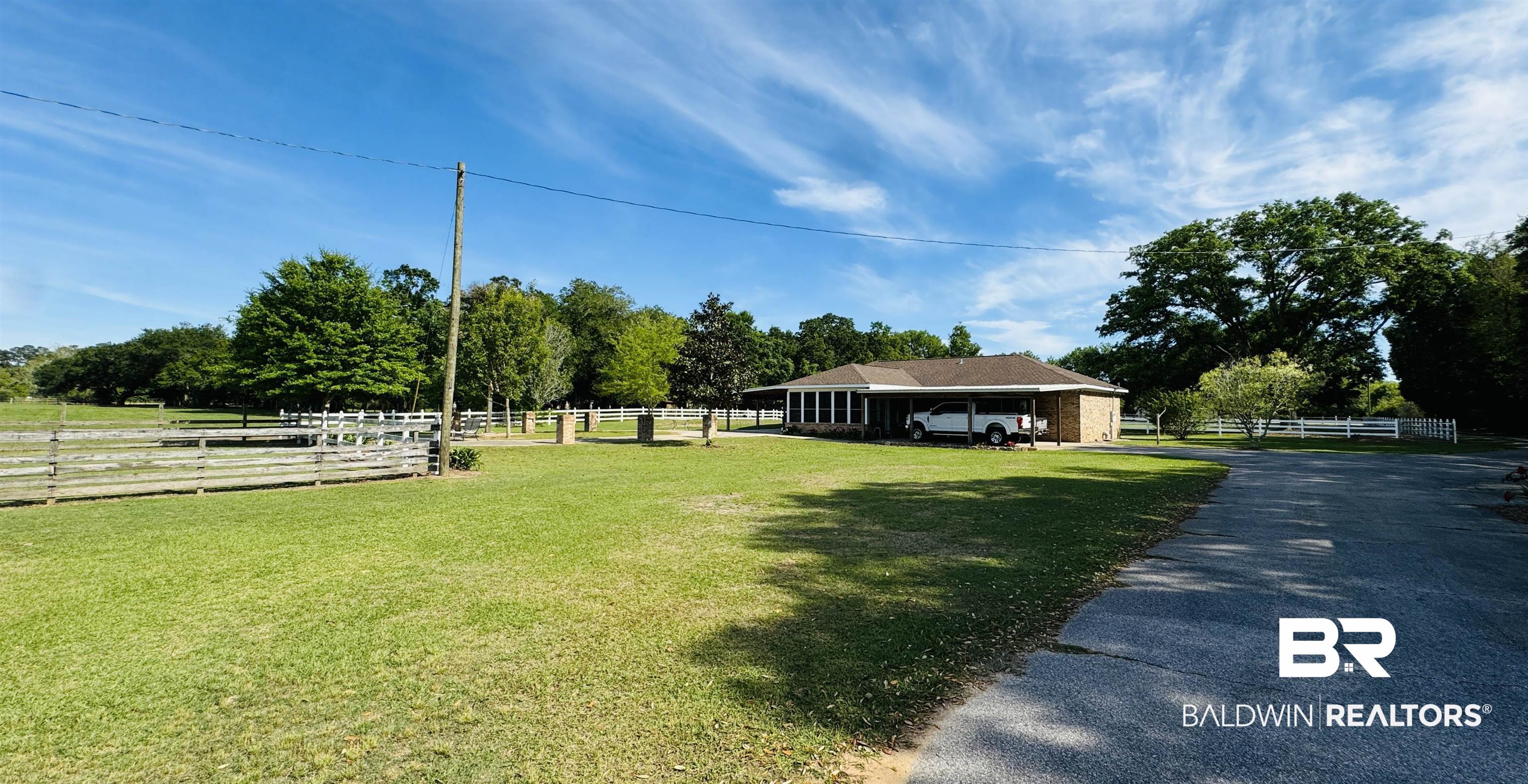 13795 White Road Silverhill, AL 36576 - Photo 84 of 99 View of yard featuring a view of countryside