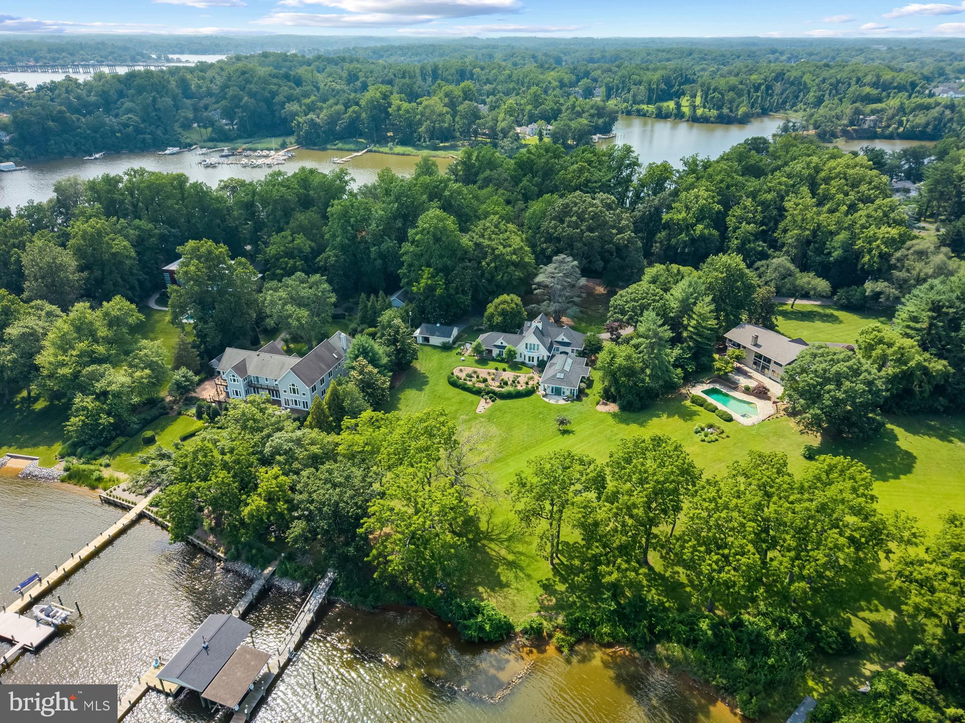 917 Childs Point Road Annapolis, MD 21401 - Photo 2 of 40 Private pier with 78' water frontage